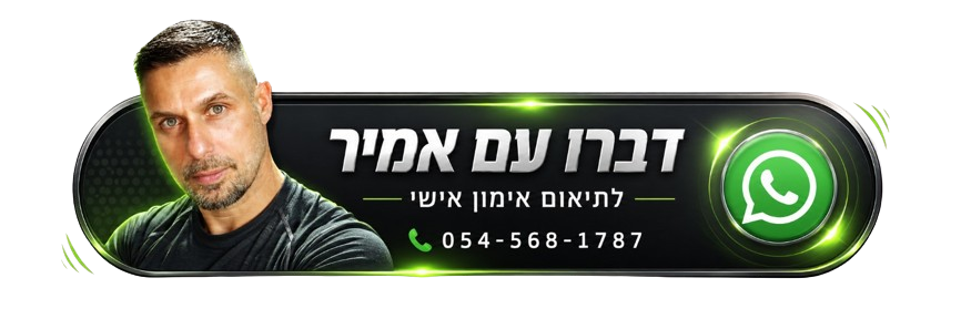 דברו עם אמיר בוואטסאפ לתיאום אימון אישי